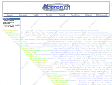 Tablet Screenshot of magnan.ch